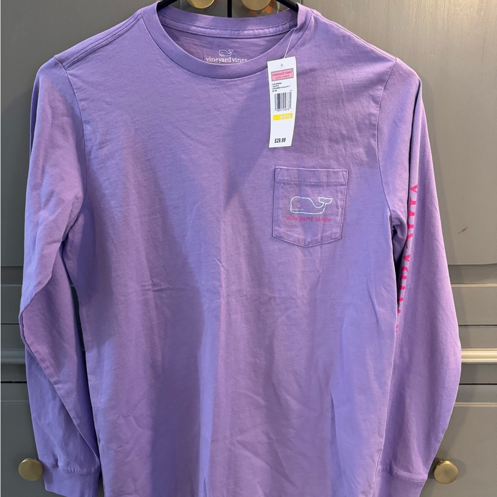 VINEYARD VINES Purple Long Sleeve Tee NWT